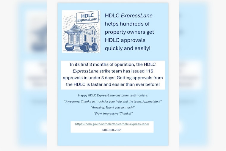 New Orleans' HDLC ExpressLane Revolutionizes Historic District Permitting with Swift and Accessible Service