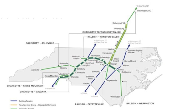 New Study Highlights Economic and Connectivity Benefits of Proposed Salisbury-Asheville Passenger Rail in Western North Carolina