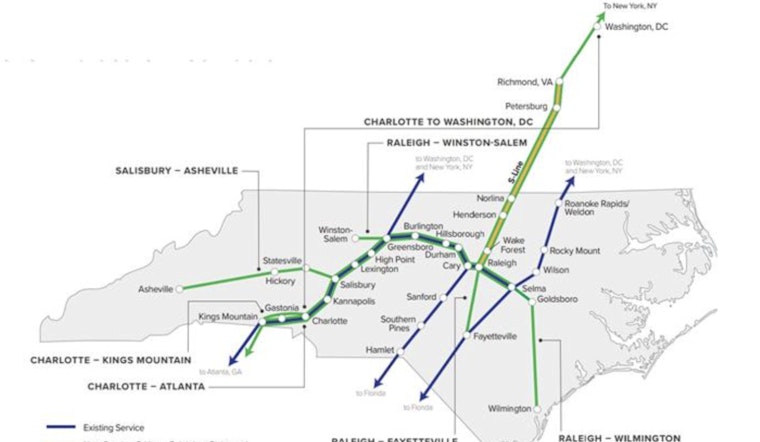 New Study Highlights Economic and Connectivity Benefits of Proposed Salisbury-Asheville Passenger Rail in Western North Carolina