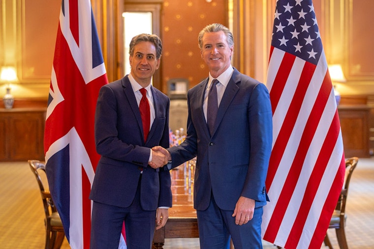 Newsom Jets To London As U.K. Energy Giant Dangles $1 Billion For California