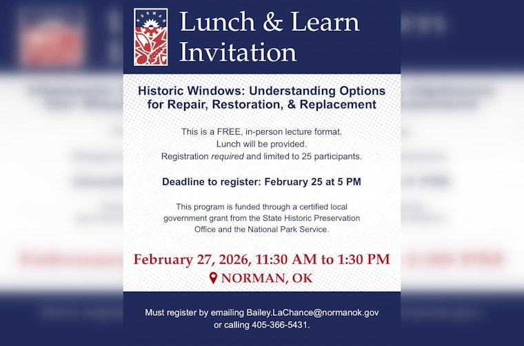 Norman Offers Free Historic Window Care Workshops for Residents and Property Owners