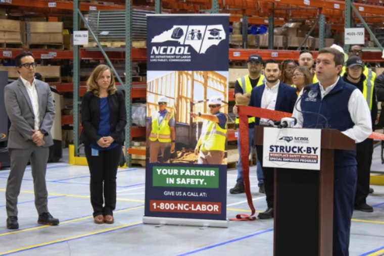 North Carolina Labor Commissioner Launches Initiative to Prevent Workplace Struck-By Injuries and Deaths