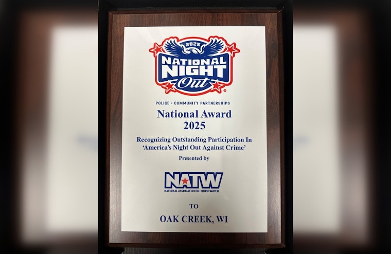 Oak Creek Police Celebrate National Recognition of Their Community-Building National Night Out Event