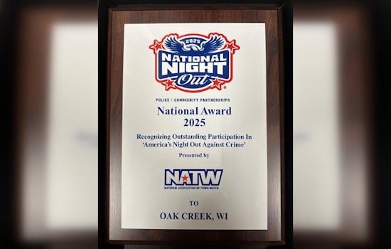 Oak Creek Police Celebrate National Recognition of Their Community-Building National Night Out Event