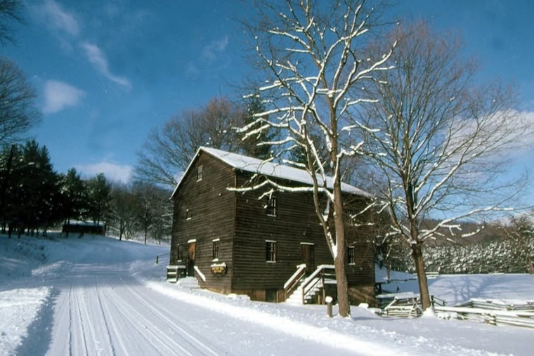 ODNR Features Historic Gaston's Mill in Ohio as February's Postcard of the Month