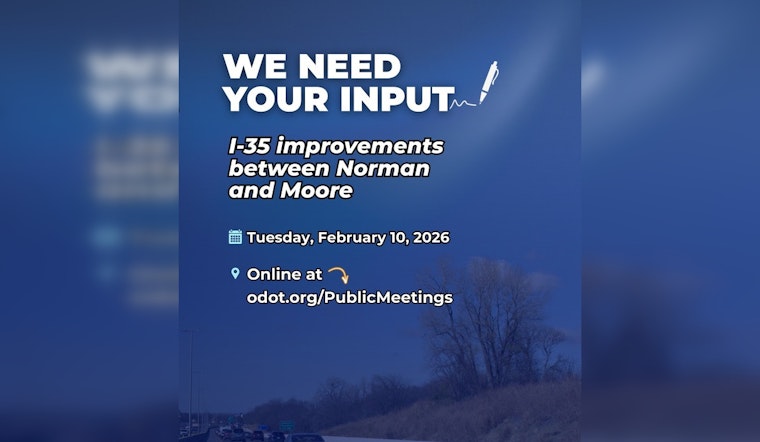 ODOT Seeks Community Input on I-35 Revamp in Norman and Moore, OK