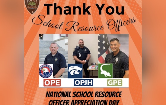 Orange Park Police Department Celebrates School Resource Officers on National Appreciation Day