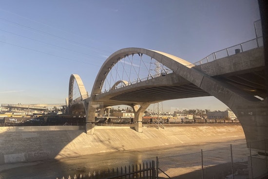 Outlaw Fireworks Turn L.A.'s 6th Street Bridge Into Late-Night Spectacle