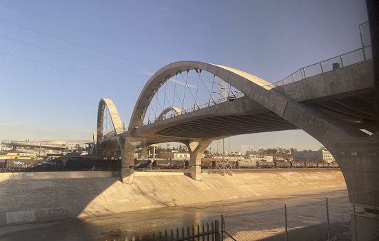 Outlaw Fireworks Turn L.A.'s 6th Street Bridge Into Late-Night Spectacle