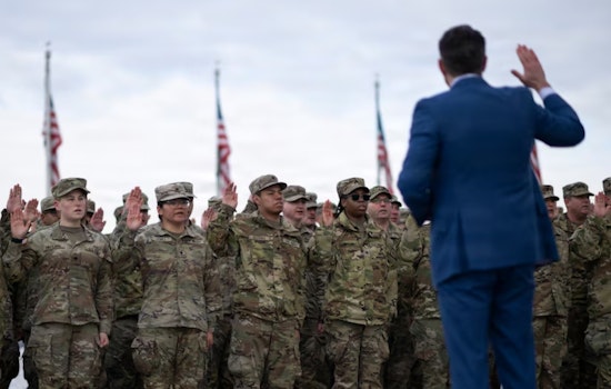Over 100 National Guard Members Reenlist in Patriotic Ceremony Amidst D.C. Crime Decline