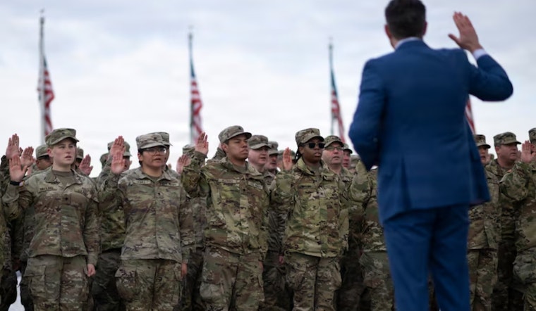 Over 100 National Guard Members Reenlist in Patriotic Ceremony Amidst D.C. Crime Decline