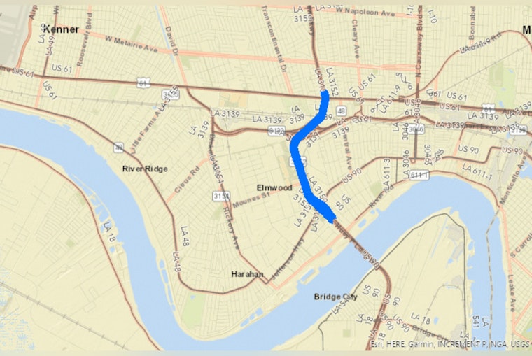 Overnight Roadwork Scheduled on LA 3152 in Jefferson Parish, Expect Lane Closures and Delays
