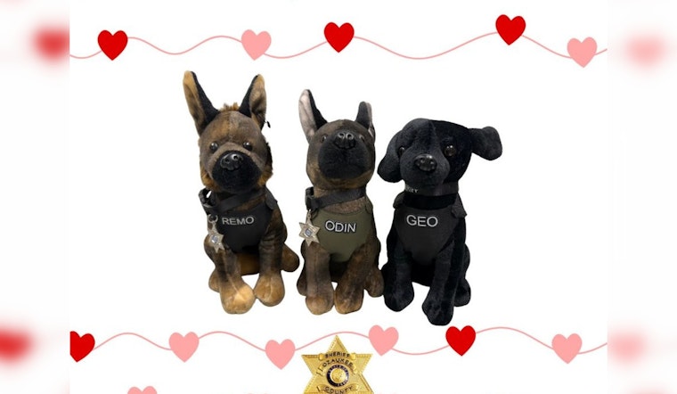 Ozaukee County Sheriff's Office Offers K9 Plushies for Valentine's Day Fundraiser