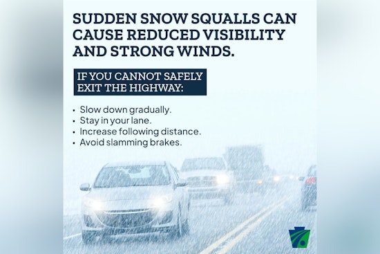 Pa. Snow Squalls Can Turn Your Commute Into a 'Mini Blizzard' Nightmare