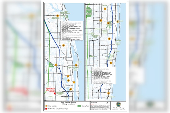 Palm Beach County Braces for Cold Snap: Emergency Shelters Open, DEM Activates Weather Plan