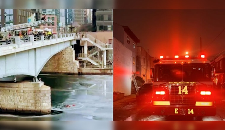 Philadelphia Fire Department Heroes Rescue Three Individuals in Dramatic River and House Fire Operations