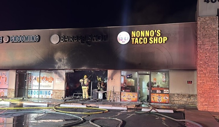 Phoenix Strip Mall Inferno Shuts Down 40th Street at Bell