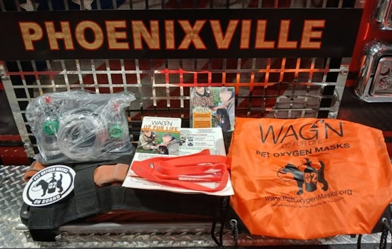 Phoenixville Fire Department Upgrades Rescue Gear with New Pet Oxygen Masks, Thanks to Local Donor's Generosity