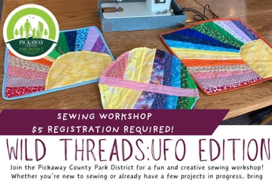Pickaway County Park District and OSU Extension Invite Sewing Aficionados to 'Wild Threads' Event in South Bloomfield