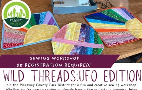 Pickaway County Park District and OSU Extension Invite Sewing Aficionados to 'Wild Threads' Event in South Bloomfield
