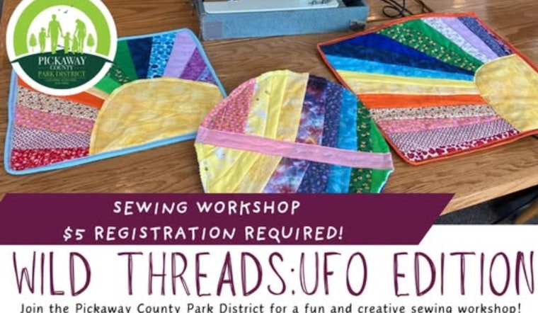 Pickaway County Park District and OSU Extension Invite Sewing Aficionados to 'Wild Threads' Event in South Bloomfield