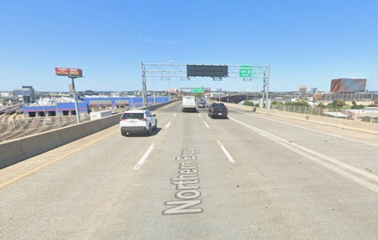 Pickup Truck Teeters on Edge of Zakim Bridge in Boston After Swerving to Avoid Incident