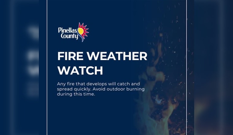 Gusty Winds Turn Pinellas Into Tinderbox Under Fire Weather Watch