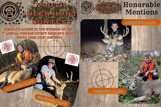 Portage County Sheriff's Office Announces Winners of Inaugural Youth Deer Hunt Contest