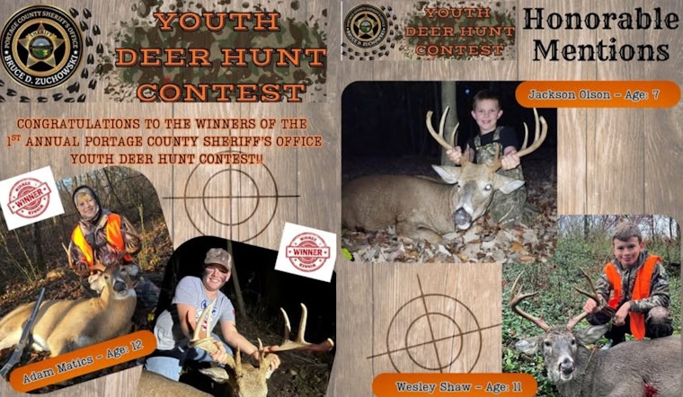 Portage County Sheriff's Office Announces Winners of Inaugural Youth Deer Hunt Contest