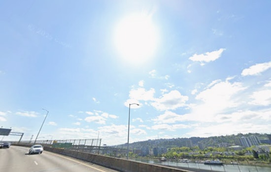 Portland Basks In Sun As Gorge Gusts Howl And Fog Moves In