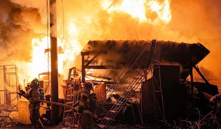 Pre-Dawn Meacham Warehouse Inferno Leaves Fort Worth Firefighter Burned