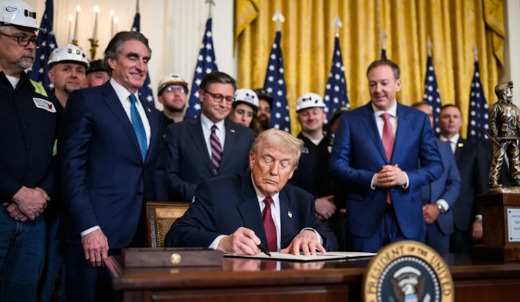 President Trump Signs Executive Order to Boost Coal Industry as Hailed as'Champion of Beautiful, Clean Coal