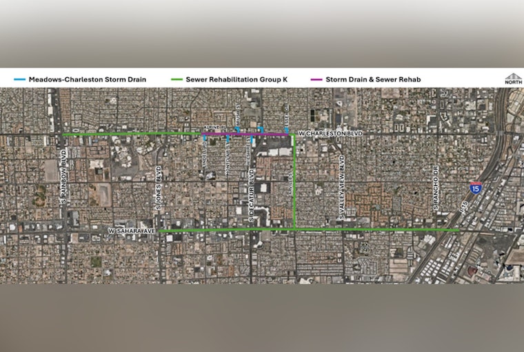 Rancho Drive Drivers Face 24/7 Lane Squeeze In $30 Million Vegas Road Rip-Up