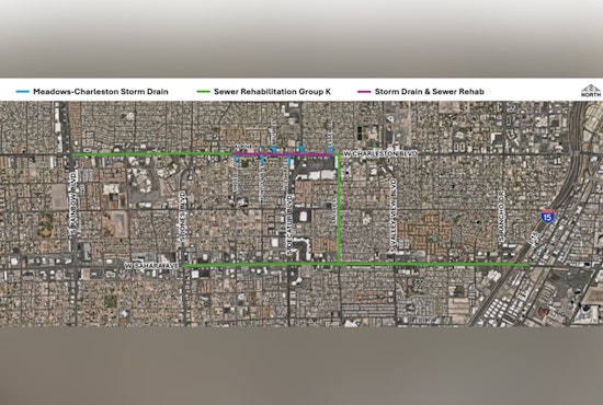 Rancho Drive Drivers Face 24/7 Lane Squeeze In $30 Million Vegas Road Rip-Up