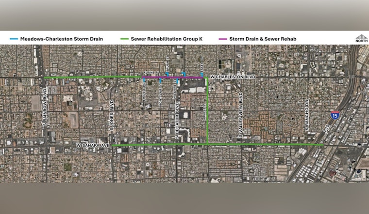Rancho Drive Drivers Face 24/7 Lane Squeeze In $30 Million Vegas Road Rip-Up