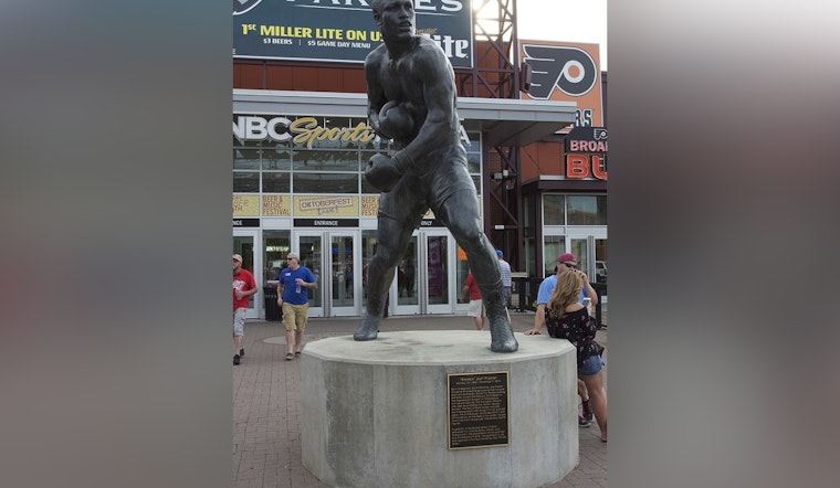 Real Champ Joe Frazier Takes Over Rocky's Spot on Philly Art Museum Steps