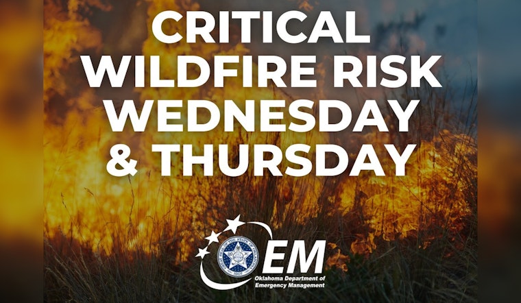 Sunny Skies, Red Flag as Fire Danger Whips Into Oklahoma City