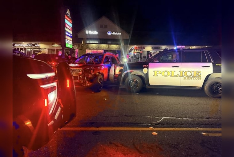 Renton Cops Spin Out Red SUV After Suspected DUI Hit-And-Run