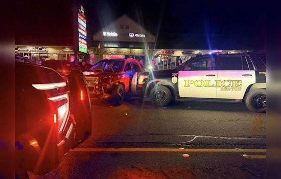 Renton Cops Spin Out Red SUV After Suspected DUI Hit-And-Run