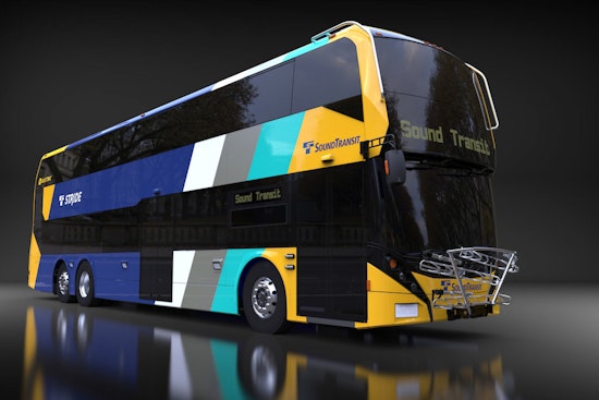 Renton Gets Stacked as Double-Decker E-Buses Roll Into New Transit Hub