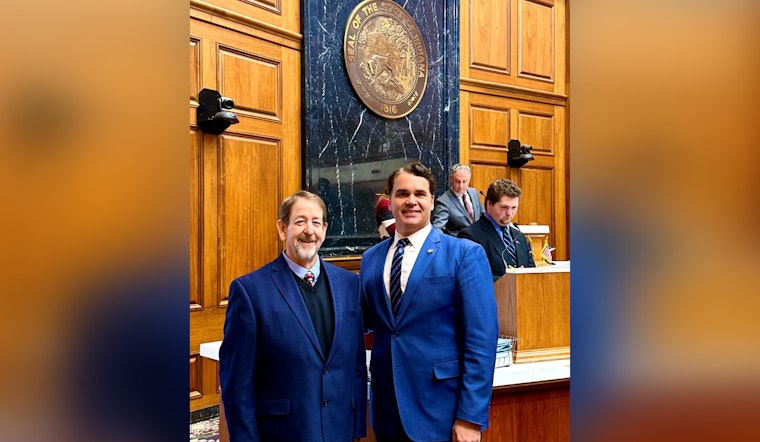 Rep. Beau Baird of Greencastle Invites Pastor Mark Wingler as 'Minister of the Day' at Indiana Statehouse
