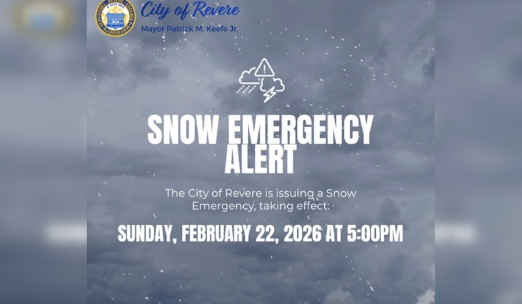 Revere Warns Drivers to Move It or Lose It in Snow Emergency Parking Crackdown