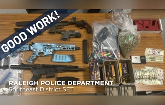 Riverknoll Raid as Raleigh Police Department Seize Six Guns and Drug Stash in SET Sweep