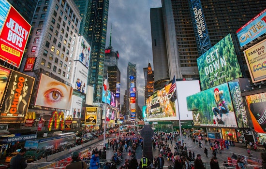 Romance Soars in Times Square as Couples Say 'I Do' Amidst Valentine's Day Celebrations
