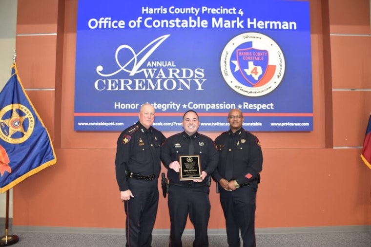 Rookie Harris County Deputy Snags Big Honor After $300K Charity Recovery