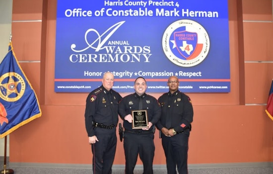 Rookie Harris County Deputy Snags Big Honor After $300K Charity Recovery