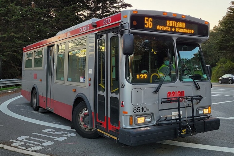 Rush-Hour Snarl As Muni 12 Forced Off Sansome And Washington By FiDi Protest