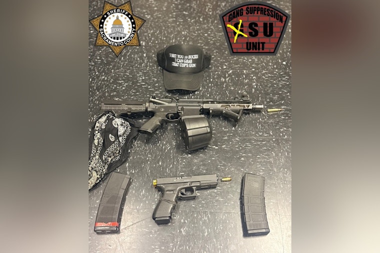 Sacramento Gang Unit Corners Felon Riding With Converted Glock, AR-Style Pistol