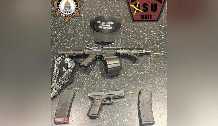 Sacramento Gang Unit Corners Felon Riding With Converted Glock, AR-Style Pistol