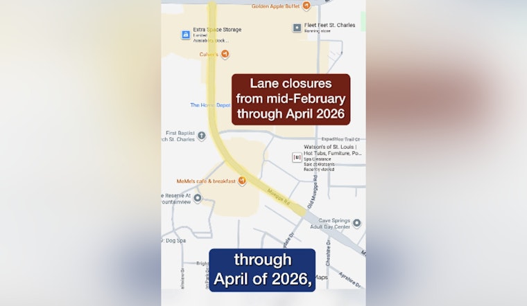 Saint Charles Commuters Alerted to Extended Road Work on Muegge Road Through April 2026 Due to Unforeseen Complications